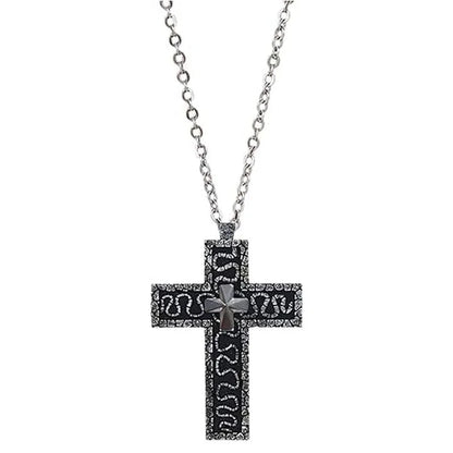 3D Printed Cross Necklace With Secret Compartment Necklace With Old Cross Pendant Gothic Punk Hip Hop Pendant Necklace Jewelry